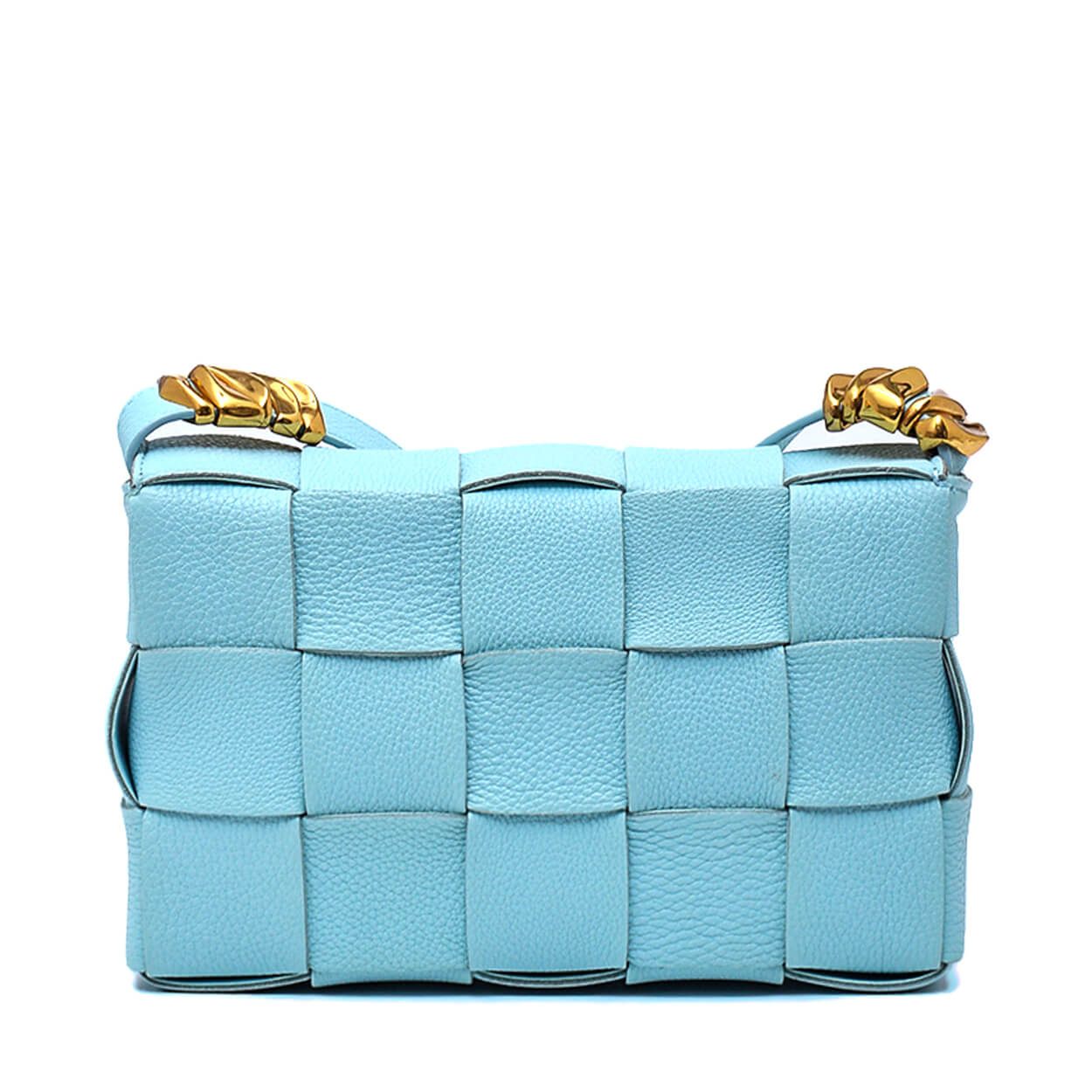 Bottega Veneta - Pale Blue Leather Cassette Bag  